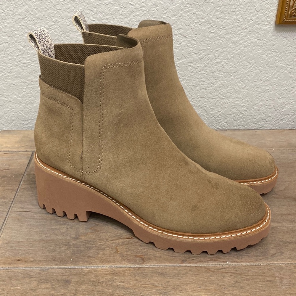 Dolce Vita Huey suede bootie.